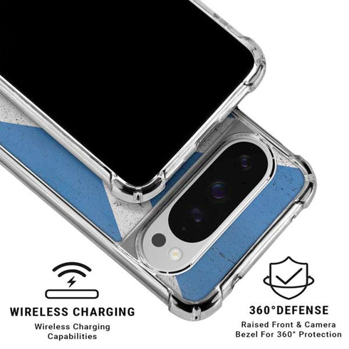 Scotland Flag Distressed Google Pixel 10 Pro XL Clear Case